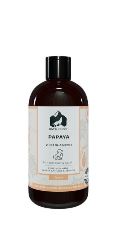 RIVERHOUND Papaya Keratin Shampoo