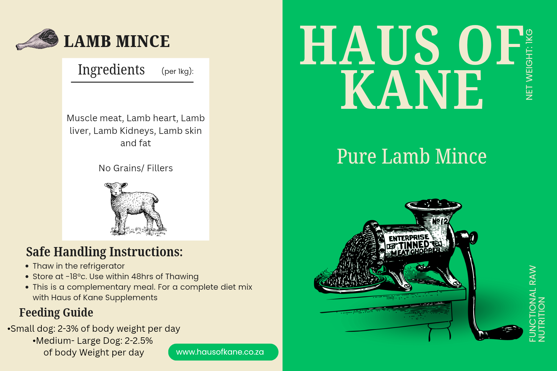 Haus of Kane Lamb Mince