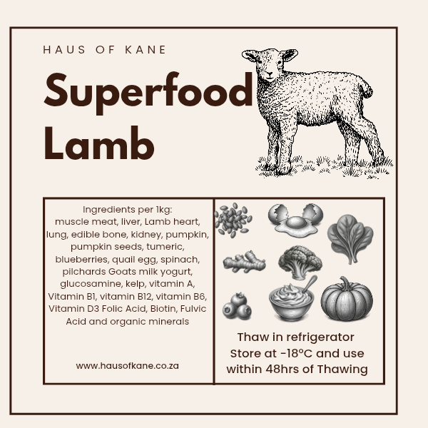 Haus of Kane Superfood Lamb