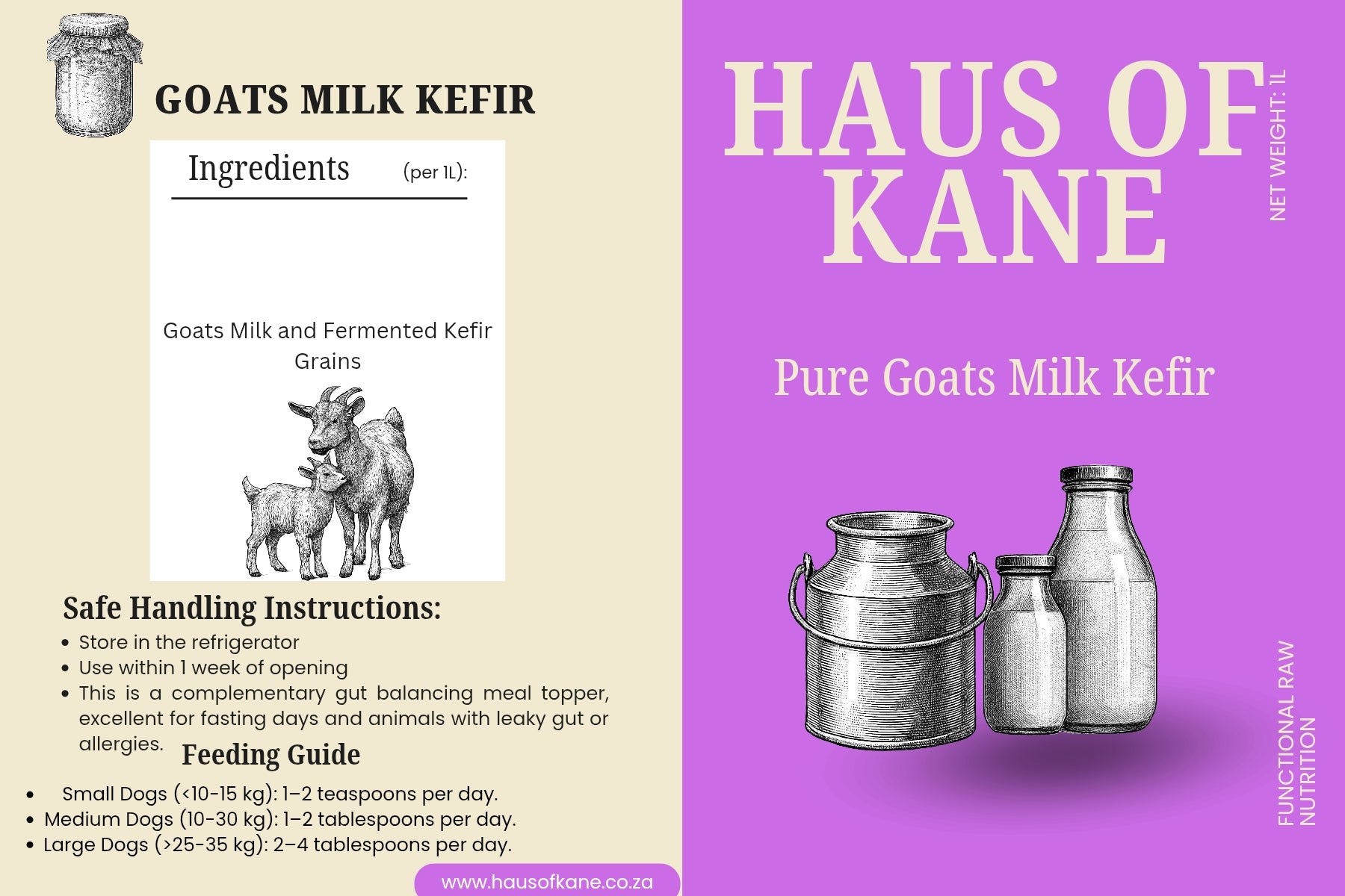Haus of Kane Goats Milk Kefir