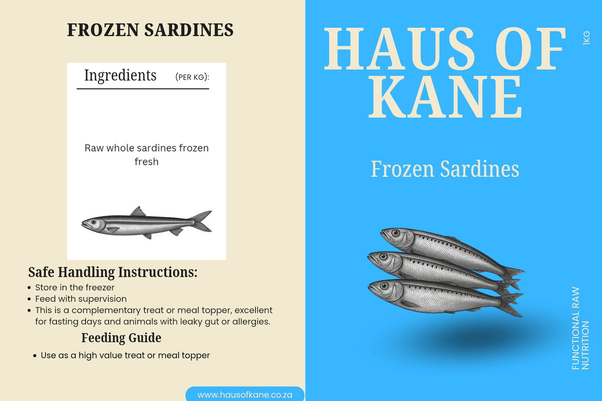 Haus of Kane Frozen Sardines