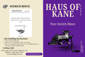 Haus of Kane Ostrich Mince
