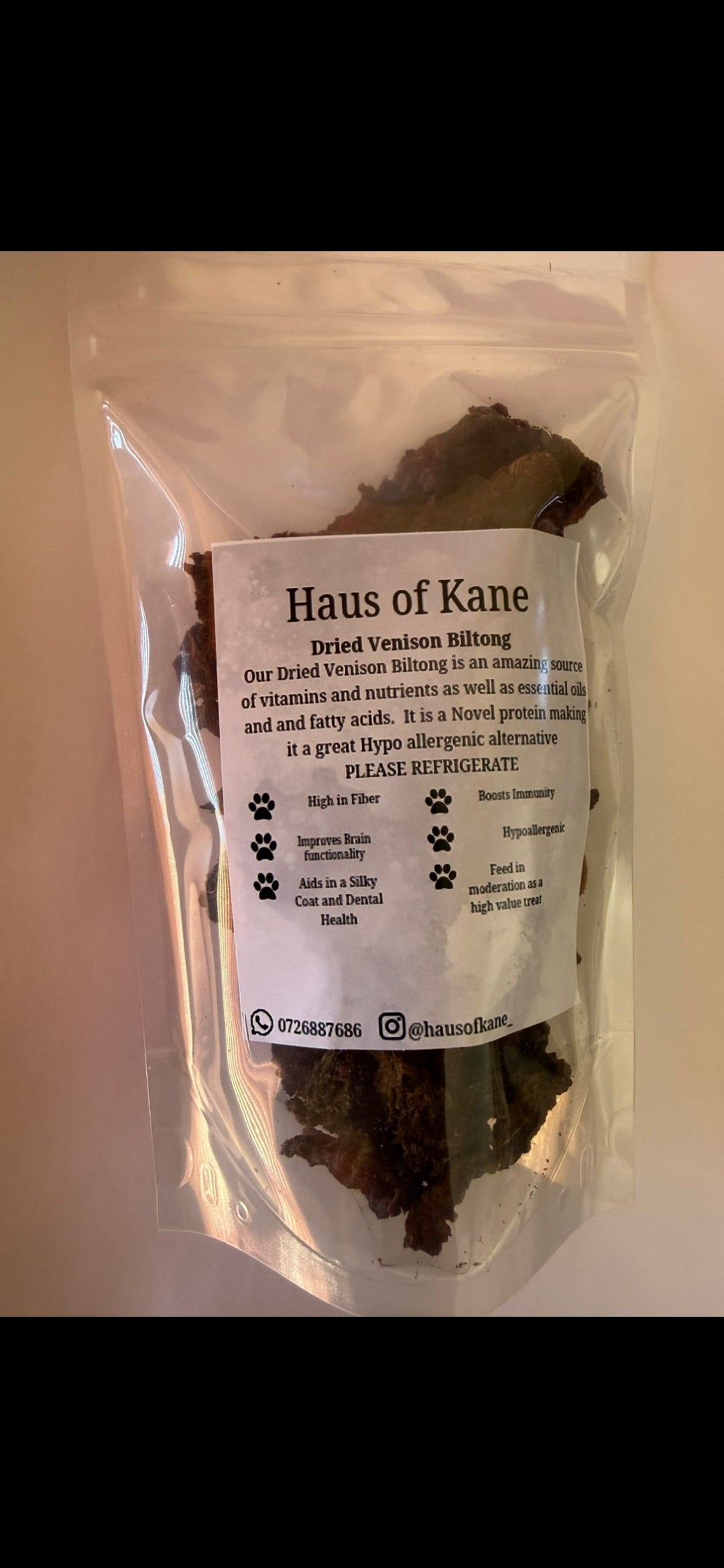 Venison Biltong